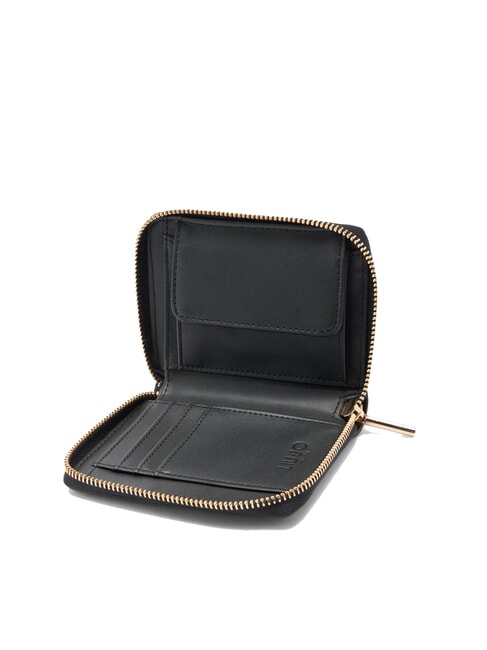 CALIWEN Portefeuille moyen à fermeture éclair NOIR - Portefeuilles Femme