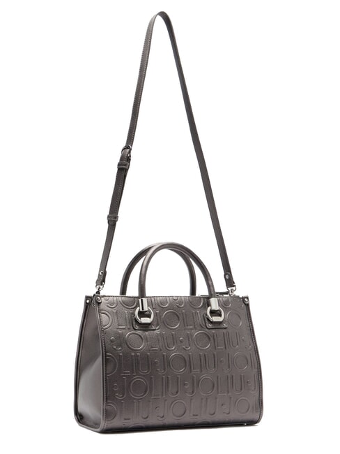 MANHATTAN Sac cartable moyen avec logo anthracite rencontré. - Sacs pour Femme