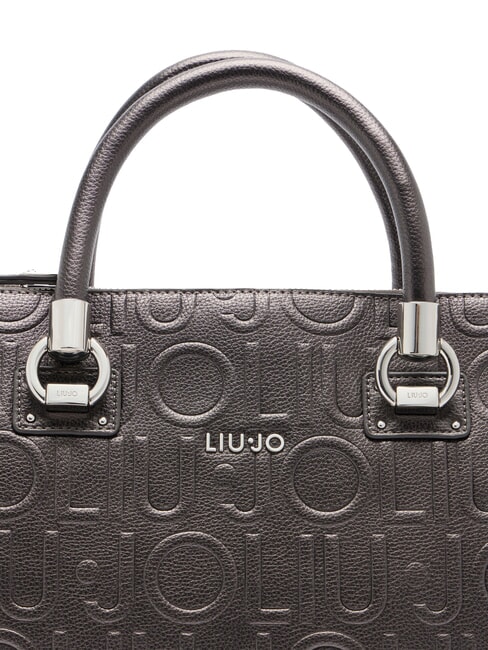 MANHATTAN Sac cartable moyen avec logo anthracite rencontré. - Sacs pour Femme