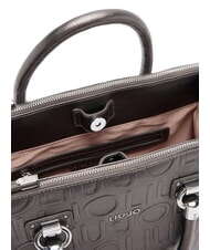 LIUJO MANHATTAN Sac cartable moyen avec logo anthracite rencontré. - Sacs pour Femme - 6