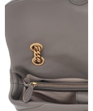 PINKO CLASSIC LOVE PUFF Sac en cuir nappa gris asphalte 1 - buts antiques - Sacs pour Femme - 4