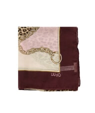 LIUJO ANIMALIER CHAIN &Eacute;charpe avec imprim&eacute; all-over aubergine rouge - &Eacute;charpes - 4