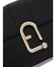 FURLA URBAN Petit sac à bandoulière en cuir Noir - Sacs pour Femme - 3