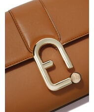 FURLA URBAN Petit sac à bandoulière en cuir Brandy - Sacs pour Femme - 3