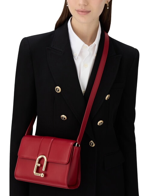 URBAN Petit sac à bandoulière en cuir laque - Sacs pour Femme