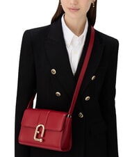 FURLA URBAN Petit sac à bandoulière en cuir laque - Sacs pour Femme - 5