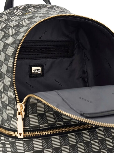 FOLLIE Sac à dos imprimé logo Jet Set logo noir - Sacs pour Femme