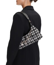 GUESS EVERLEE Sac en tissu jacquard avec breloque multicolore - Sacs pour Femme - 5