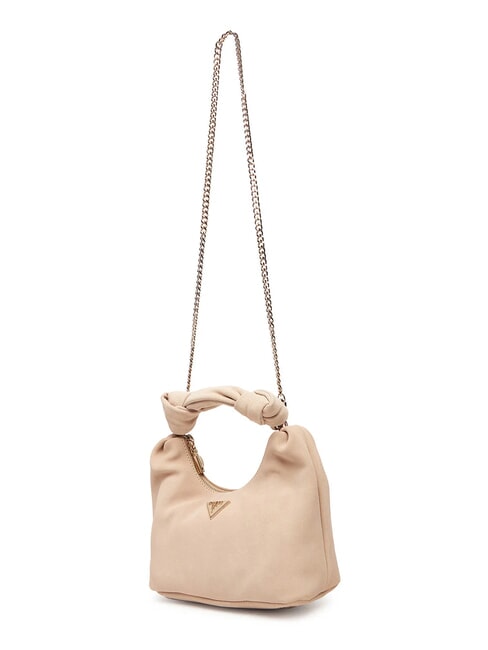 ISOTTA Sac en cuir suédé avec chaîne simplement taupe - Sacs pour Femme