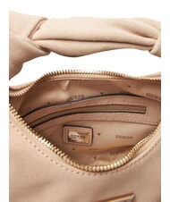 GUESS ISOTTA Sac en cuir suédé avec chaîne simplement taupe - Sacs pour Femme - 6