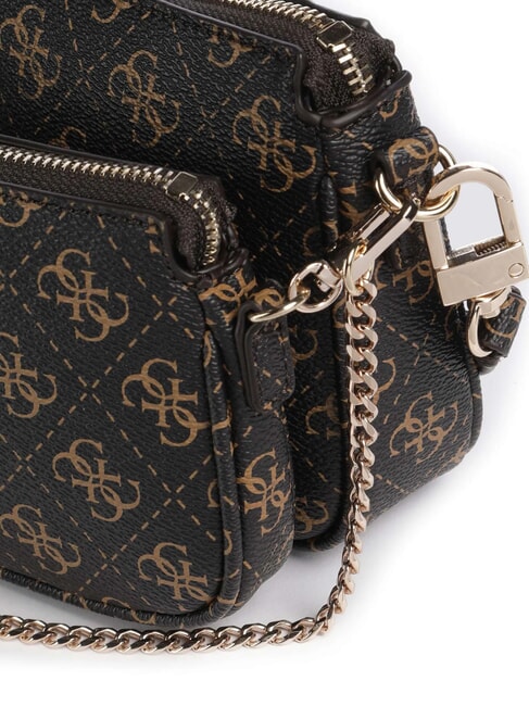 NOELLE 2 Sac bandoulière 2 en 1 avec logo 4G marron - Sacs pour Femme