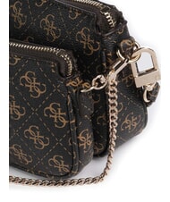 GUESS NOELLE 2 Sac bandoulière 2 en 1 avec logo 4G marron - Sacs pour Femme - 6