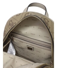 GUESS MANHATTAN 2 Grand sac à dos avec logo imprimé LOGO DE LAIT - Sacs pour Femme - 4