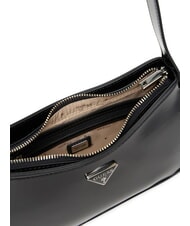 GUESS ARNELA Sac &agrave; bandouli&egrave;re brillant NOIR - Sacs pour Femme - 5