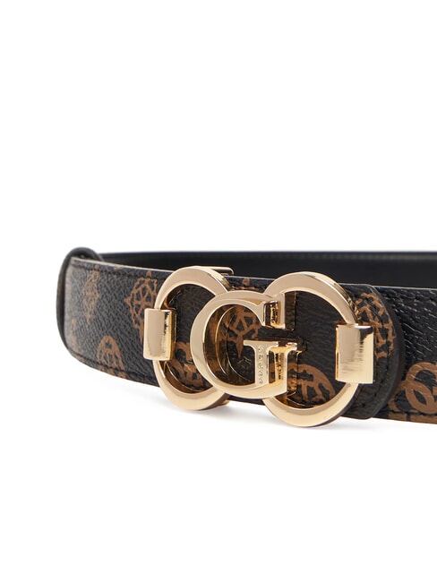 4G LOGO PEONY Ceinture avec boucle logo vikky grand sac fourre-tout roo mochalog - Ceintures