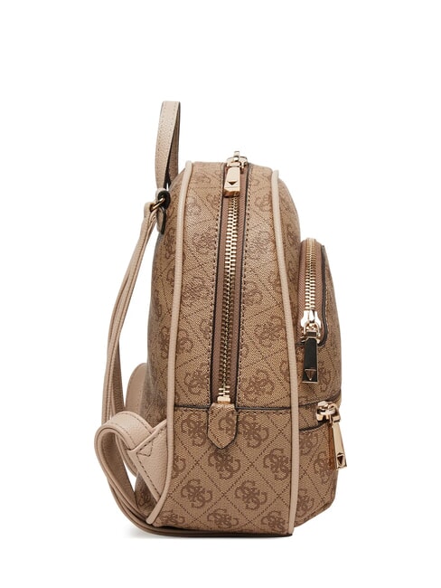 MANHATTAN 2 Petit sac à dos avec logo pivoine 4G LOGO DE LAIT - Sacs pour Femme