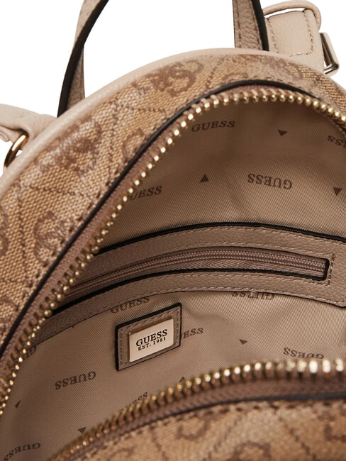 MANHATTAN 2 Petit sac à dos avec logo pivoine 4G LOGO DE LAIT - Sacs pour Femme