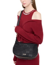 LIUJO KALISKA Sac hobo moyen en nylon NOIR - Sacs pour Femme - 7