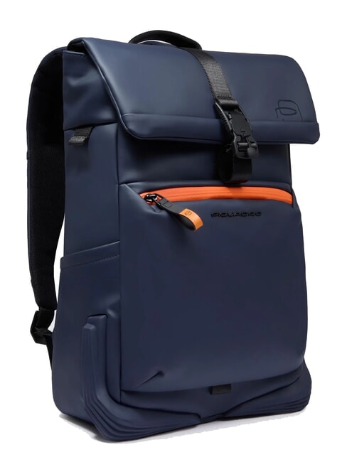 CORNER SPECIALE GOMMATO Sac à dos à enroulement, support pour ordinateur portable 14" bleu - Sacs à dos pour ordinateur portable