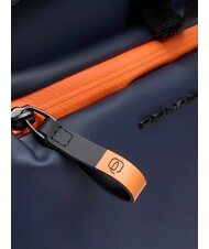 PIQUADRO CORNER SPECIALE GOMMATO Sac à dos à enroulement, support pour ordinateur portable 14" bleu - Sacs à dos pour ordinateur portable - 4