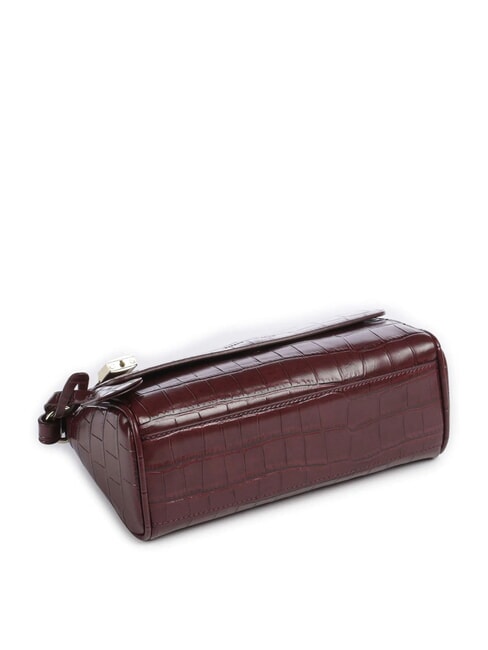 JANE CROCO Sac bandouli&egrave;re imprim&eacute; crocodile rainure - Sacs pour Femme