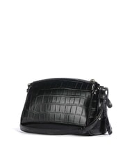 ARMANI EXCHANGE JANE CROCO Sac bandouli&egrave;re imprim&eacute; crocodile noir - Sacs pour Femme - 2