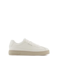 ARMANI EXCHANGE LONDON MINI-TUMBLED Baskets blanc cassé - Chaussures Homme - 2