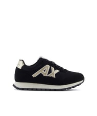 ARMANI EXCHANGE DROP MICROSUEDE Baskets avec logo latéral - Chaussures Femme