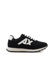 ARMANI EXCHANGE DROP MICROSUEDE Baskets avec logo contrasté - Chaussures Homme