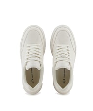 ARMANI EXCHANGE KURT MINI-TUMBLED Baskets à semelles hautes blanc cassé - Chaussures Femme - 3