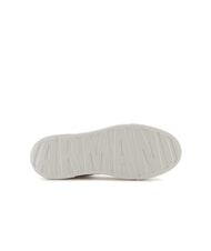ARMANI EXCHANGE KURT MINI-TUMBLED Baskets à semelles hautes blanc cassé - Chaussures Femme - 6