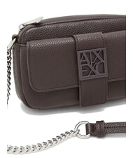 ARMANI EXCHANGE SUSIE SOFT Mini sac à bandoulière fudge chaud - Sacs pour Femme - 4
