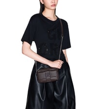 ARMANI EXCHANGE SUSIE SOFT Mini sac à bandoulière fudge chaud - Sacs pour Femme - 5