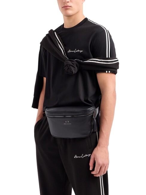 DINO Poche Noir - Sacs en Bandoulières pour Homme