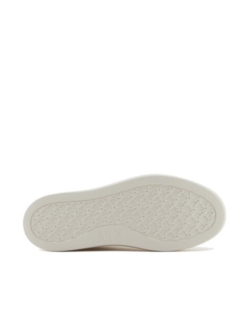 JANE Baskets à plateforme blanc cassé + or pâle - Chaussures Femme