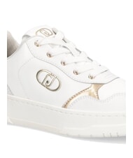 LIUJO ME 03 Baskets en cuir avec logo blanche - Chaussures Femme - 5