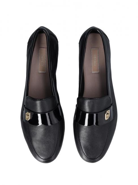 EMEL 05 Mocassins en cuir noir - Chaussures Femme