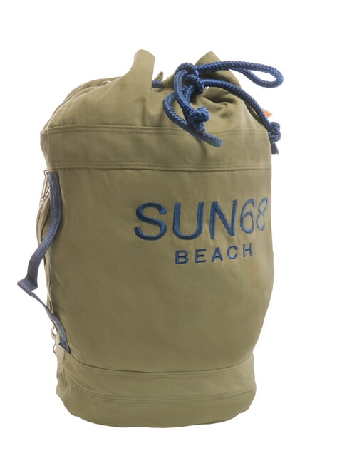 CABARDINE Sac de plage en coton militaire sombre - Sacs pour Femme