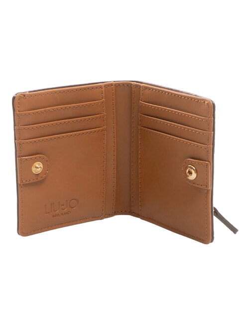 CALIWEN Petit portefeuille à deux volets pain d'épices - Portefeuilles Femme