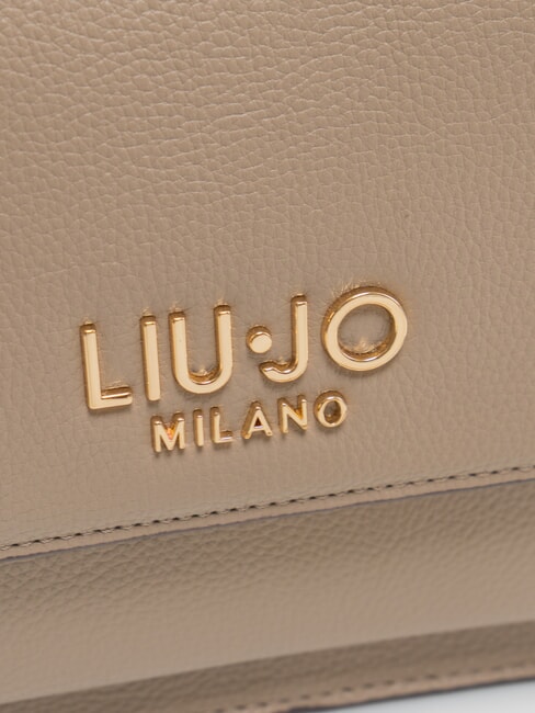 CALIWEN Petit sac à bandoulière avec rabat taupe du désert - Sacs pour Femme