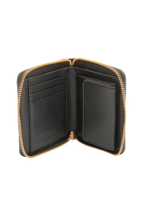 CALIWEN Portefeuille moyen à fermeture éclair NOIR - Portefeuilles Femme