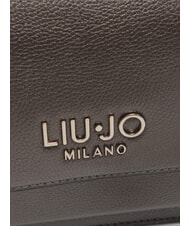 LIUJO CALIWEN Petit sac à bandoulière avec rabat anthracite rencontré. - Sacs pour Femme - 3