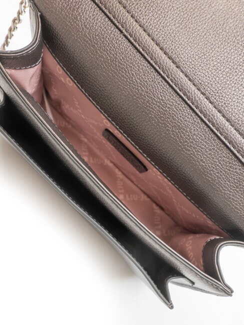 CALIWEN Petit sac à bandoulière avec rabat anthracite rencontré. - Sacs pour Femme