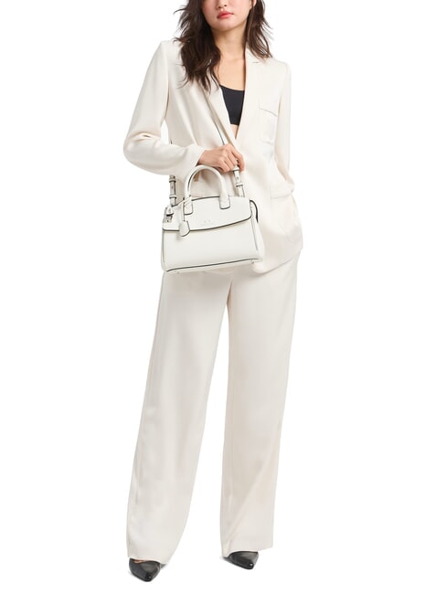 JANE  Sac &agrave; main avec bandouli&egrave;re journal/noir - Sacs pour Femme