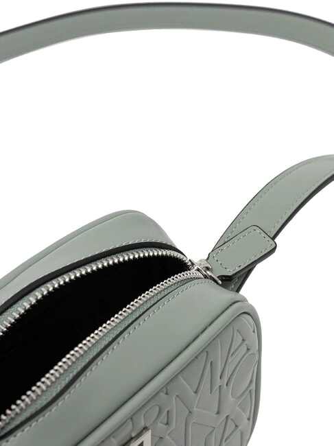 LOGO EMBOSSED Mini sac à bandoulière sage - Sacs pour Femme