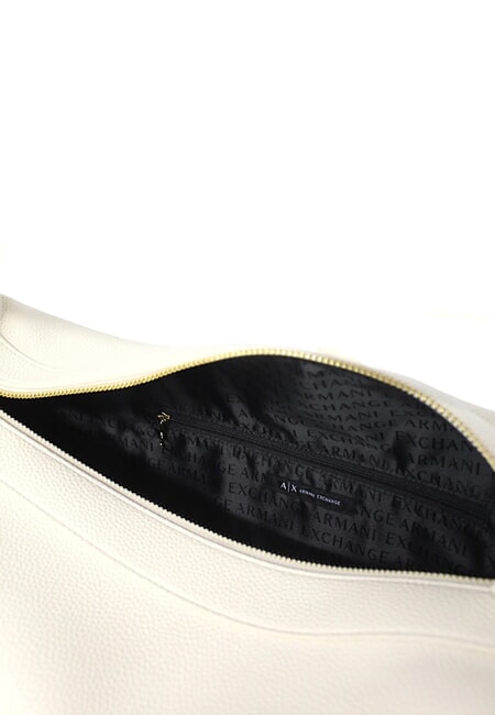 SUSIE SOFT Grand sac à bandoulière blanc cassé - Sacs pour Femme