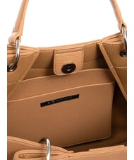 ARMANI EXCHANGE WAVE Grand sac à main perforé rose camel - Sacs pour Femme - 4