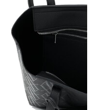 ARMANI EXCHANGE SILVYE MONOGRAM Sac &agrave; bandouli&egrave;re noir/noir - Sacs pour Femme - 4