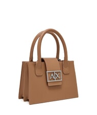 ARMANI EXCHANGE JODIE Mini sac cartable rose camel - Sacs pour Femme - 2