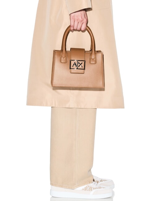 JODIE Mini sac cartable rose camel - Sacs pour Femme